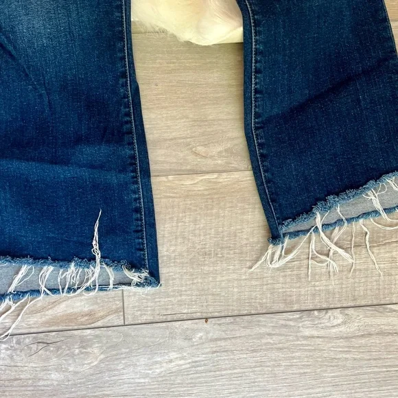 GAP |  Kick Fit High Rise Blue Jeans Straight Leg Long (32/14L) - Picture 3 of 6